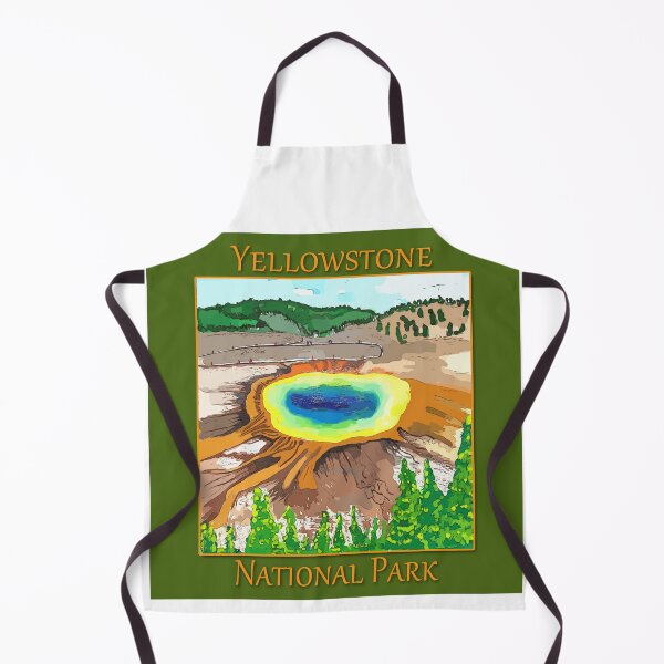 Item preview, Grand Prismatic Springs in Yellowstone National Park - WelshDesigns designed and sold by welshdesigns.