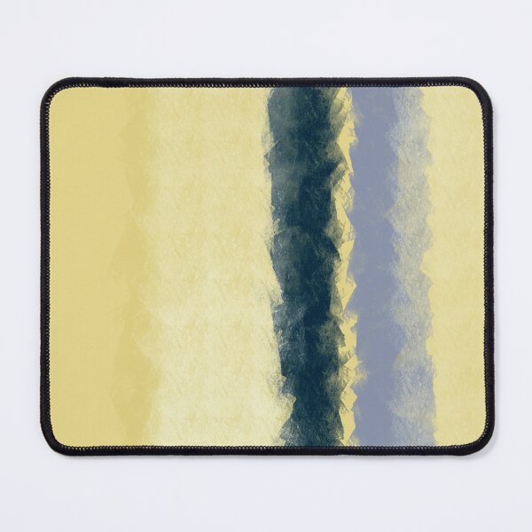 Item preview, Yellow, Navy Blue, Sky Blue Brush Stroke Stripes Design designed and sold by TomSaturnV.
