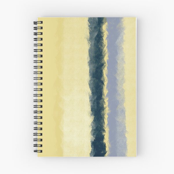 Item preview, Yellow, Navy Blue, Sky Blue Brush Stroke Stripes Design designed and sold by TomSaturnV.