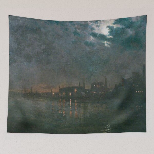 Item preview,  Charles Ernest Butler The River Thames from Wandsworth Bridge designed and sold by Vintage Designs +.