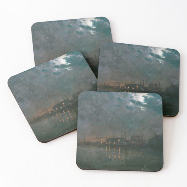 Item preview,  Charles Ernest Butler The River Thames from Wandsworth Bridge designed and sold by Vintage Designs +.