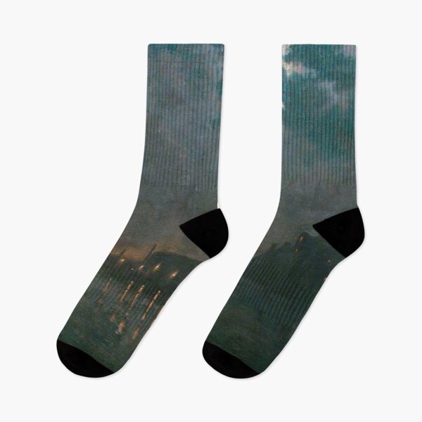 Item preview, Charles Ernest Butler The River Thames from Wandsworth Bridge designed and sold by Vintage Designs +.