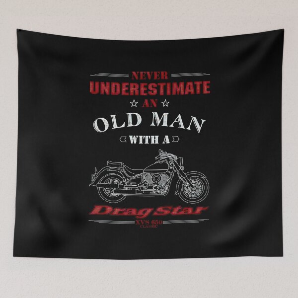 Item preview, Underestimate Drag Star XVS 650 Classic Man designed and sold by KlaraBubble.