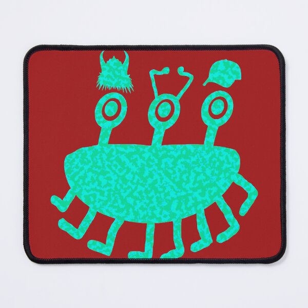 Item preview, Abstract Pattern Creature Aqua Green Walking Shopping Calls designed and sold by AraljanFusion.