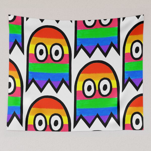 Item preview, PRIDE RAINBOW GHOSTIE designed and sold by PixelPalmer.