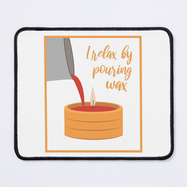 Item preview, Womens Funny Candle Making I Relax By Pouring Wax V-Neck product designed and sold by jakehughes2015.
