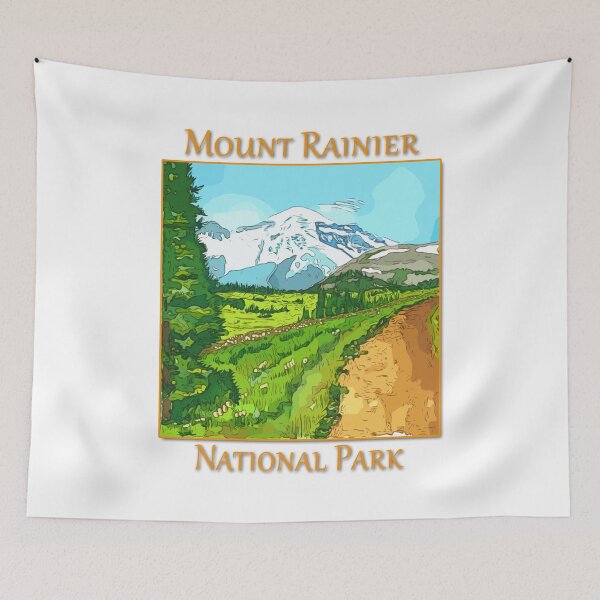 Item preview, Mount Rainier National Park, Seattle, Washington - WelshDesigns designed and sold by welshdesigns.
