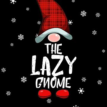 Imagen de la obra The Lazy Gnome Family Christmas Pajama Lazy Gnome Gear de DynamicDesign