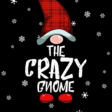 Imagen de la obra The Crazy Gnome Family Christmas Pajama Crazy Gnome Gear de DynamicDesign