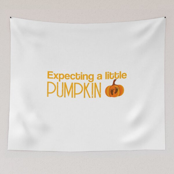 Item preview, Expecting a Little Pumpkin designed and sold by ErmessThiings.