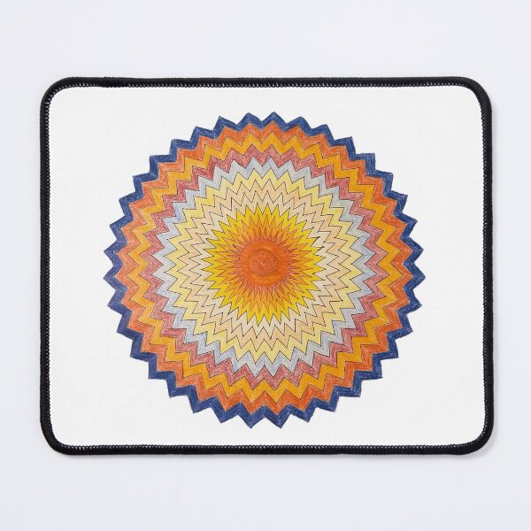Hand painted Mandala Art - Inner Calmness Mouse Pad