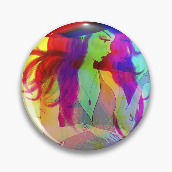 Item preview, Colourful witch designed and sold by kiayasart.