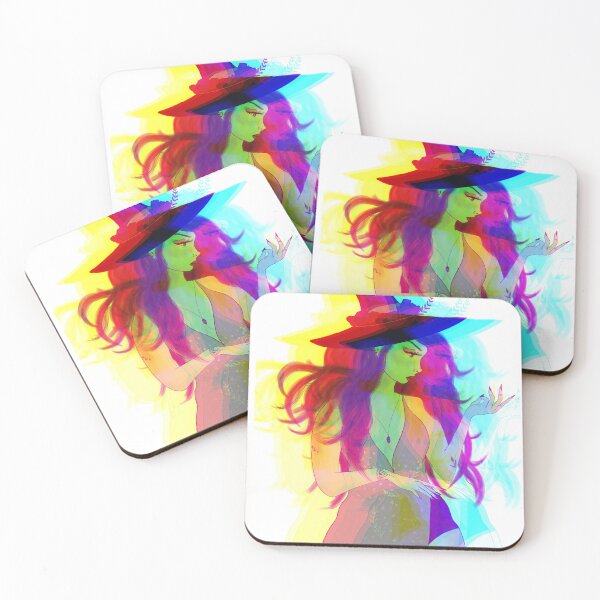 Item preview, Colourful witch designed and sold by kiayasart.