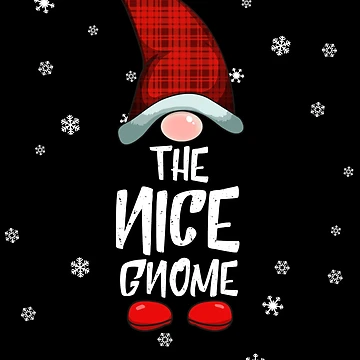 Imagen de la obra The Nice Gnome Family Christmas Pajama Nice Gnome Gear de DynamicDesign