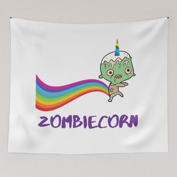 Item preview, Zombiecorn - Halloween Zombie Unicorn designed and sold by Witfulwisdom.