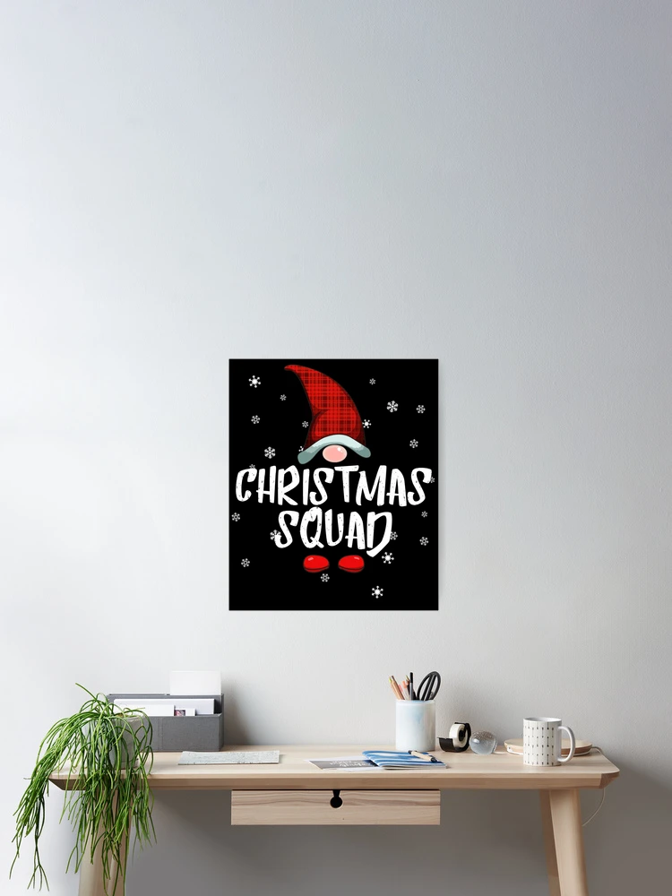 Imagen 2 de 3, Póster con la obra Christmas Squad Gnome Family Christmas Pajama Xmas Gnome Gear, diseñada y vendida por DynamicDesign.