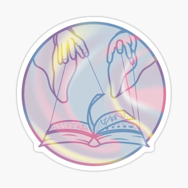 Bigender DM Symbol Sticker