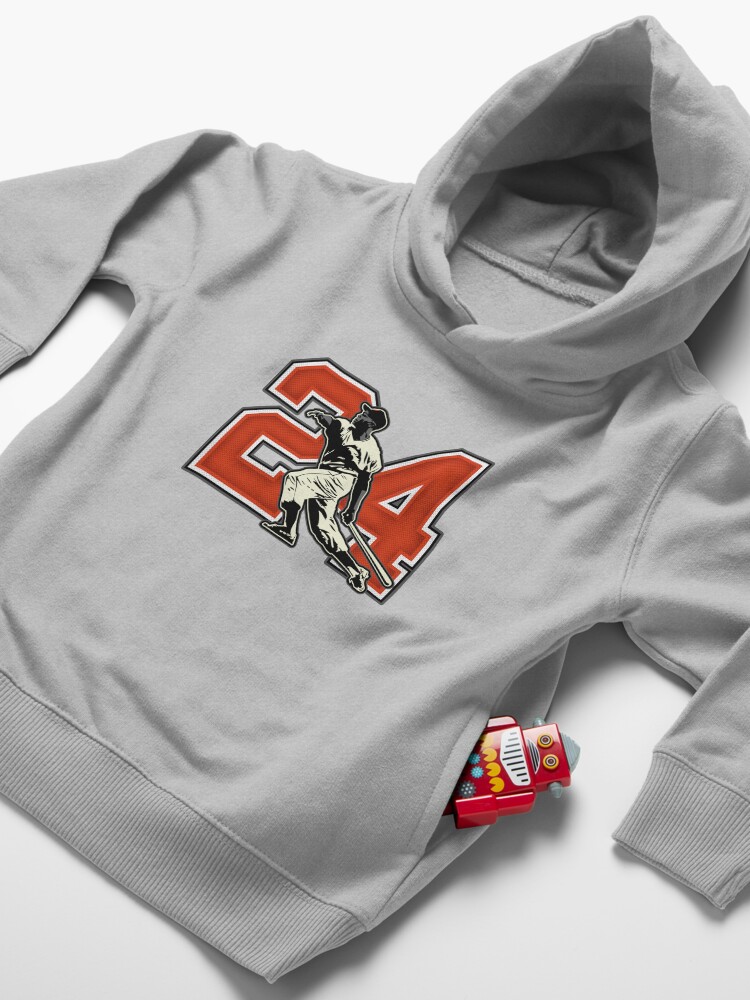 Alternate view of 24 - Say Hey Kid (original) Toddler Pullover Hoodie