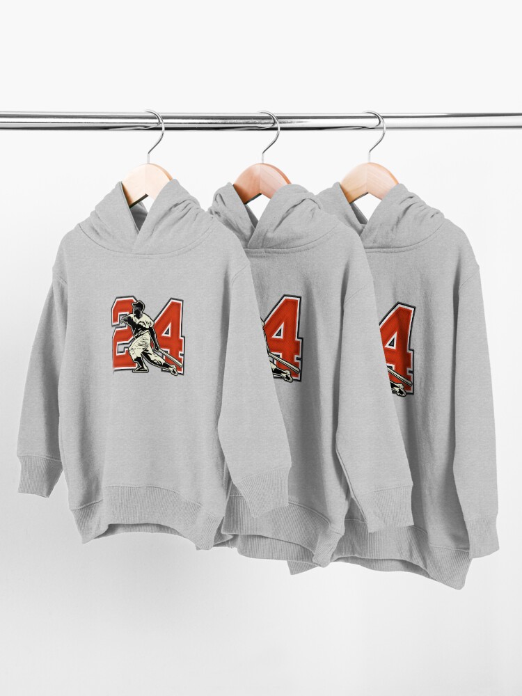 Alternate view of 24 - Say Hey Kid (original) Toddler Pullover Hoodie