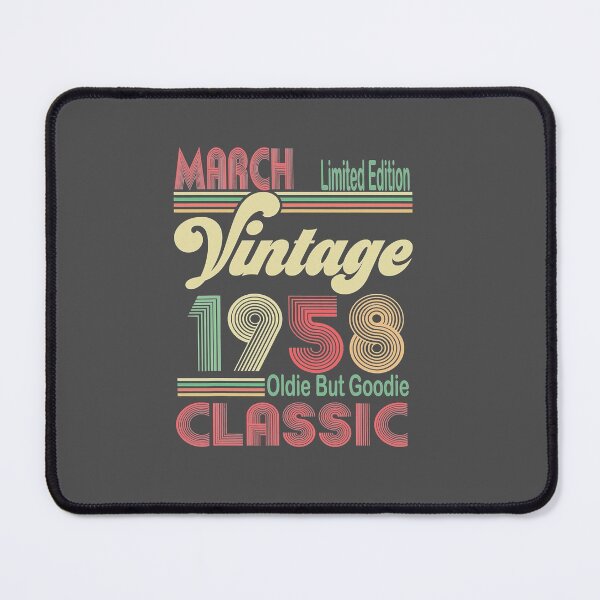 Item preview, March 1958 Oldie But Goodie 63Rd Birthday designed and sold by NutaBaco.