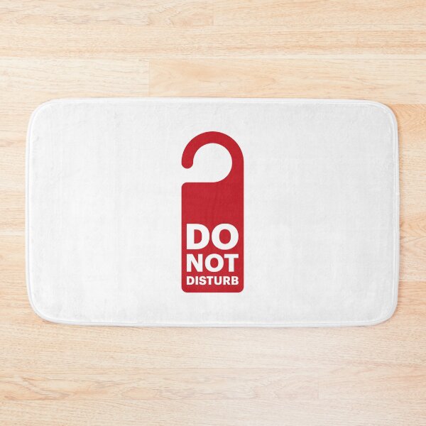 Item preview, Do Not Disturb (Red on White) designed and sold by STUDIO-72.