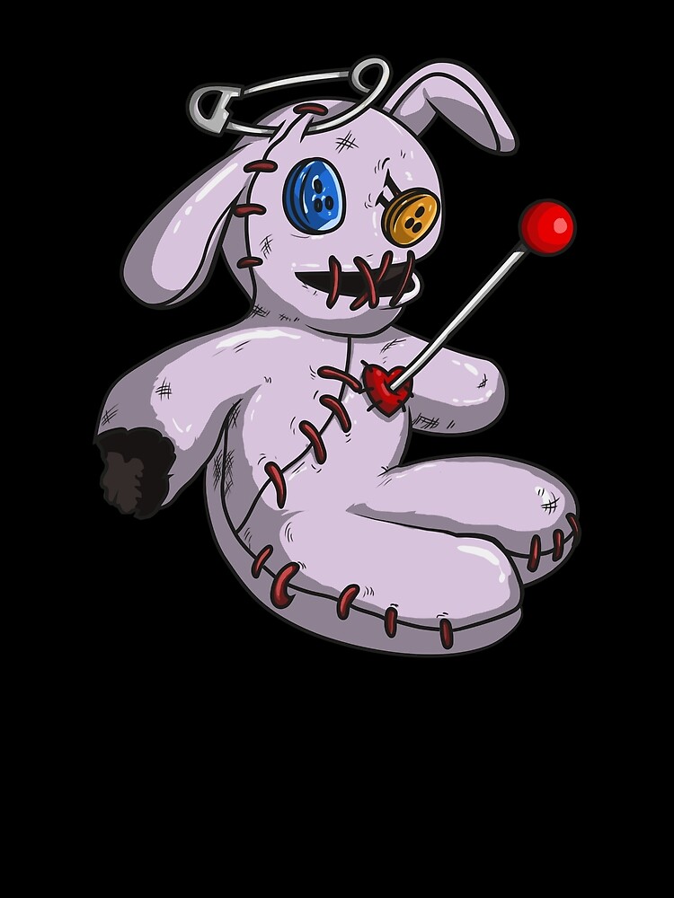 Thumbnail 3 von 3, Tuch, Pastel Goth Voodoo Doll Horror Creepy Voodoo Doll Gear designt und verkauft von DynamicDesign.