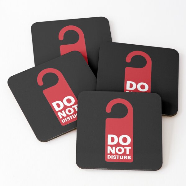Item preview, Do Not Disturb (Red on Black) designed and sold by STUDIO-72.