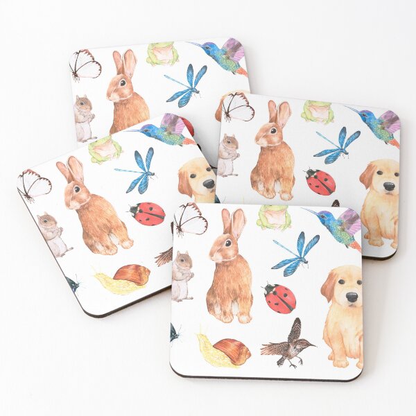 Item preview, animals illustrations designed and sold by DiviaDesigns.