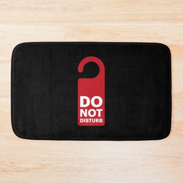 Item preview, Do Not Disturb (Red on Black) designed and sold by STUDIO-72.
