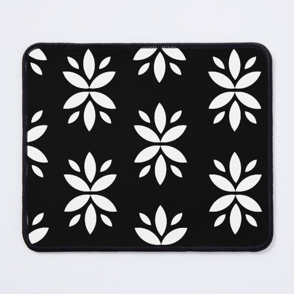 Item preview, Abstract Flower Pattern Black and White Background designed and sold by ariamuhammad.