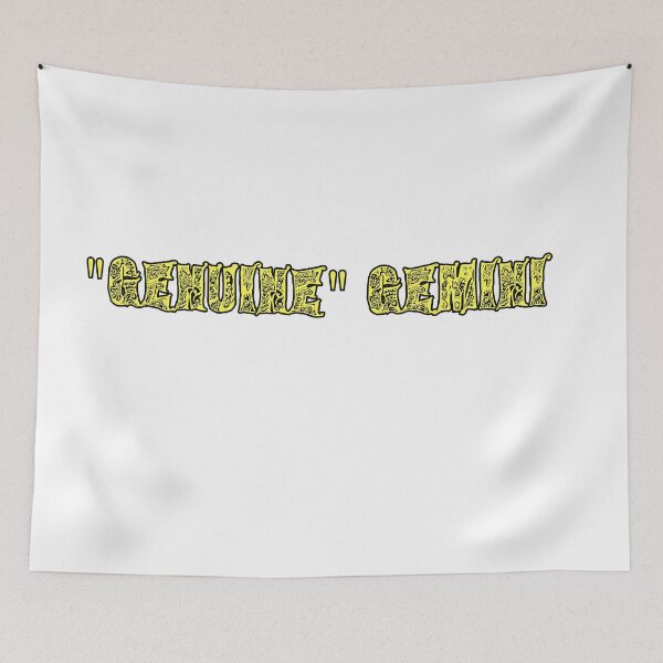 Item preview, "GENUINE " GEMINI STICKER designed and sold by DiscoVibes.