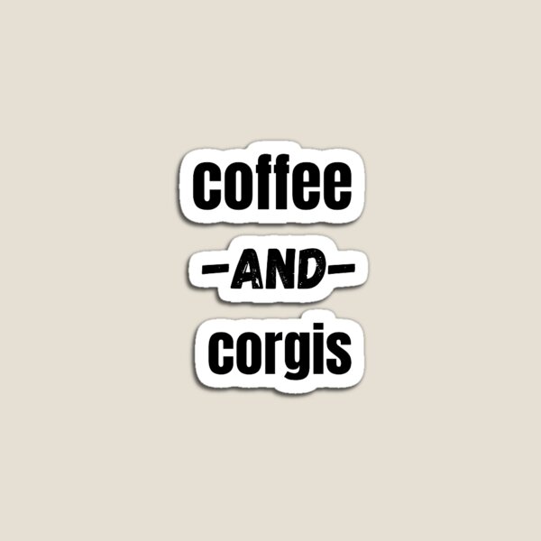 Artikelvorschau, Essential T-Shirt mit Kaffee und Corgis entworfen und verkauft von Naima shoop.