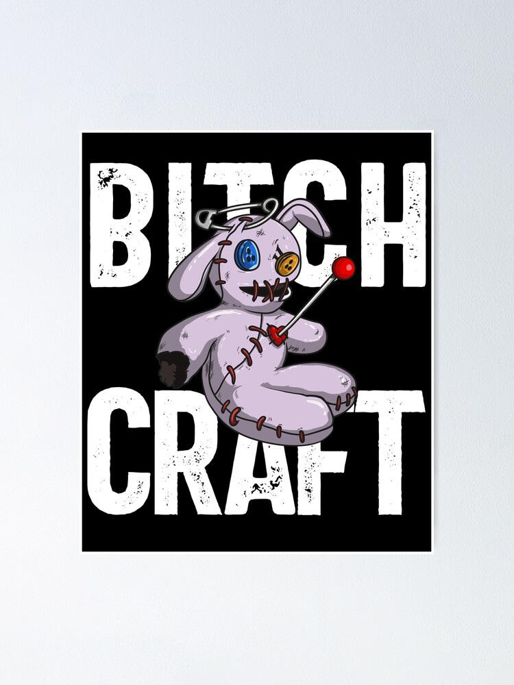 Thumbnail 1 von 3, Poster, Bitch Craft Pastel Goth Voodoo Doll Bitchcraft Voodoo Doll Gear designt und verkauft von DynamicDesign.