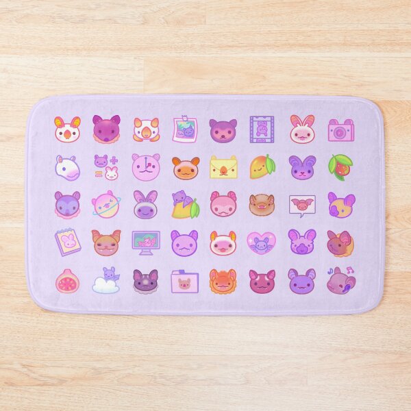 Item preview, Bat icon pattern - light designed and sold by pikaole.