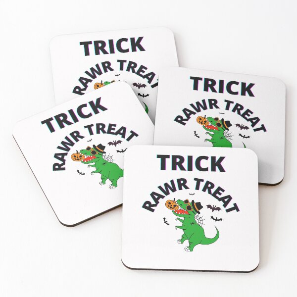 Item preview, Dinasaur Halloween Trick Rawr Treat designed and sold by BhavyaBathla.