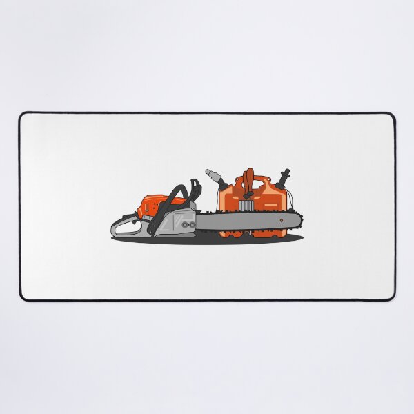 Item preview, Chainsaw and a Combi fuel can designed and sold by LaftaDesign.