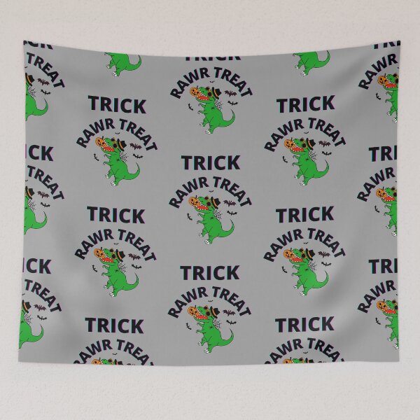 Item preview, Dinasaur Halloween Trick Rawr Treat designed and sold by BhavyaBathla.