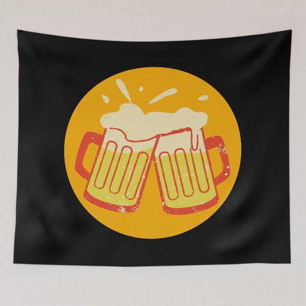 Item preview, Beers in yellow circle - Beers designed and sold by nakavt.