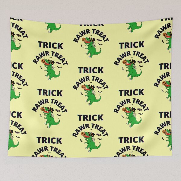 Item preview,  Dinasaur Halloween Trick Rawr Treat designed and sold by BhavyaBathla.