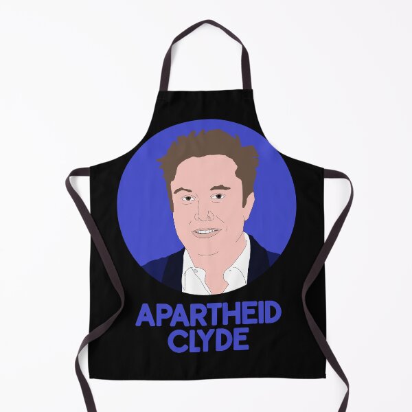 Item preview, Elon Musk "Apartheid Clyde" designed and sold by RevolutionInPaint.