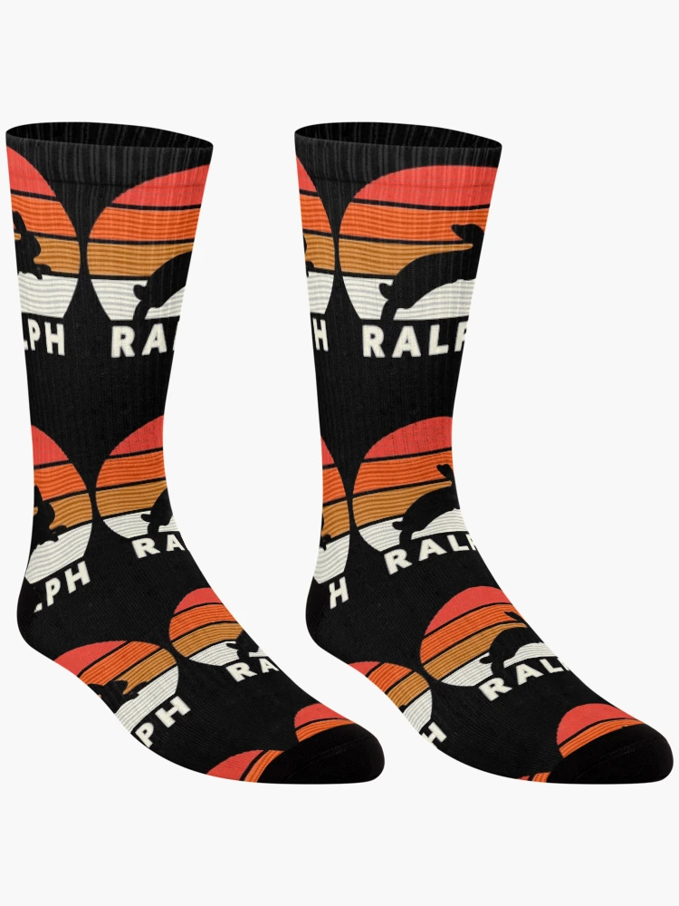 Thumbnail 3 of 5, Socks, Retro Ralph, Gift For Rabbits Lover designed and sold by Designworlld.