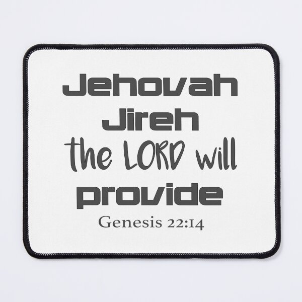 Item preview, Christian Design - Hebrew Jehovah Jireh Meaning The Lord Will Provide designed and sold by simplydesignart.