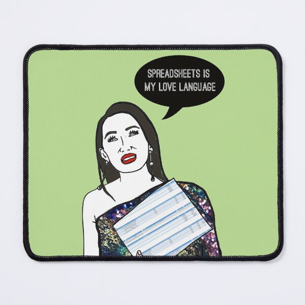 Item preview, Spreadsheet Love designed and sold by Katsillustration.