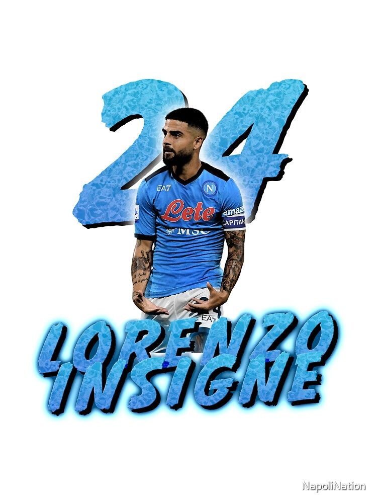 Il capitano Lorenzo Insigne 24 Kids T-Shirt for Sale by NapoliNation