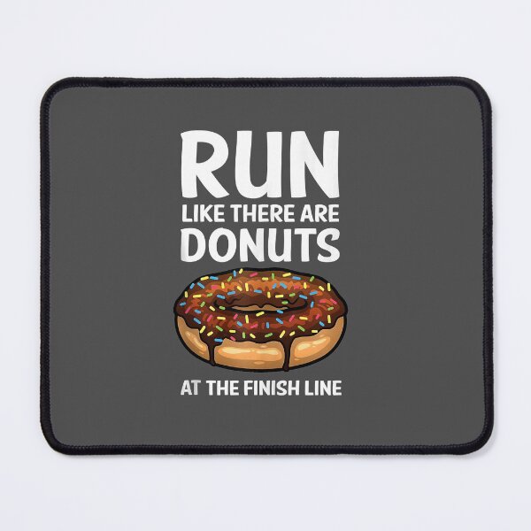Item preview, Running Men Women Donut Finish Line Marathon designed and sold by NutaBaco.