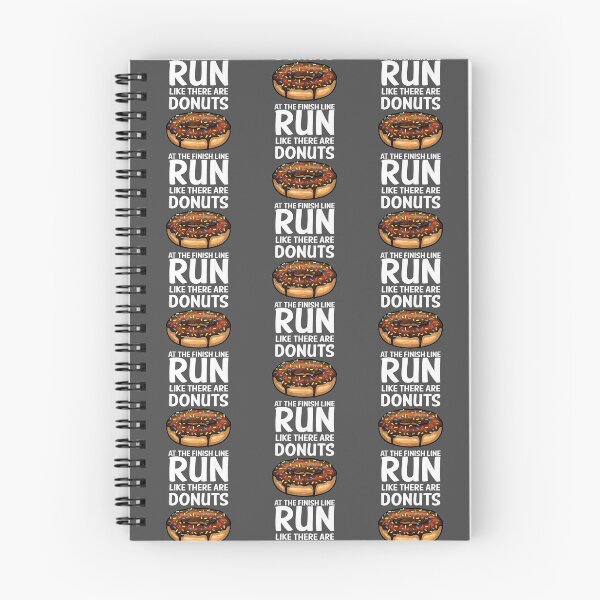 Item preview, Running Men Women Donut Finish Line Marathon designed and sold by NutaBaco.
