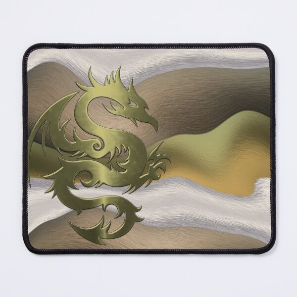 Item preview, Liquid Metallic Golden Dragon Pattern designed and sold by LRGraphics.