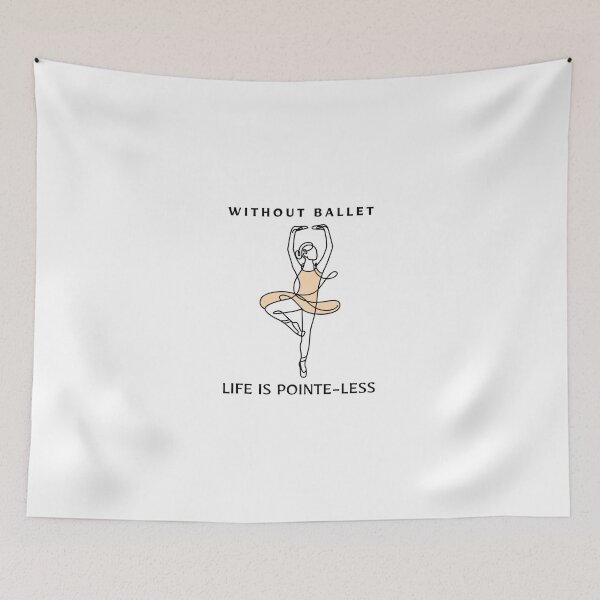 Item preview, Without Ballet Life Is Pointe-less designed and sold by LKDesigns24.