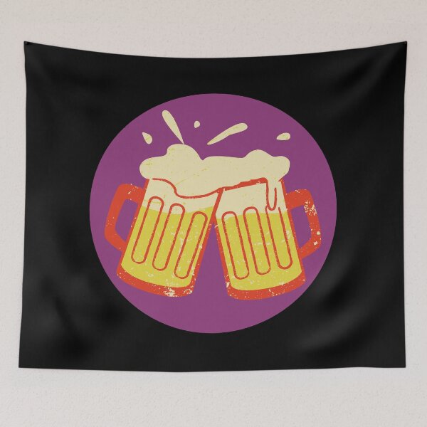 Item preview, Beers in purple circle - Beers designed and sold by nakavt.