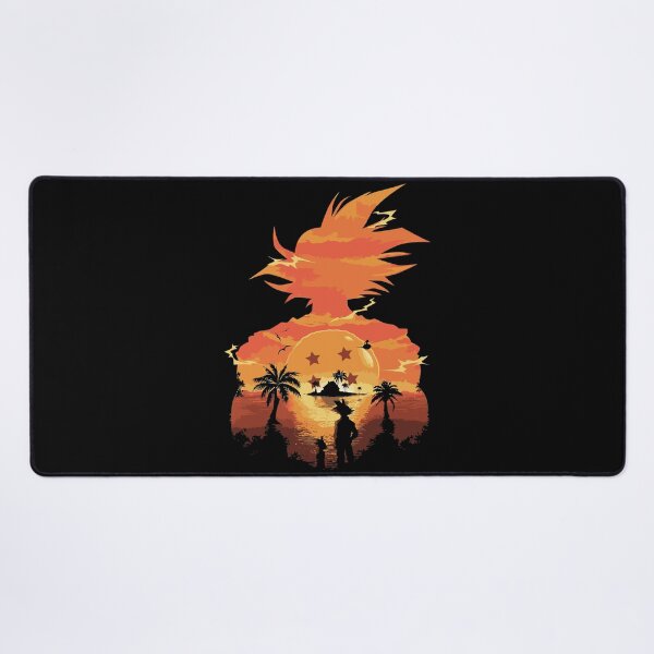 Dragon Ball Super Saiyan Warrior Son Goku Kakarot Sunset Hero Desk Mat